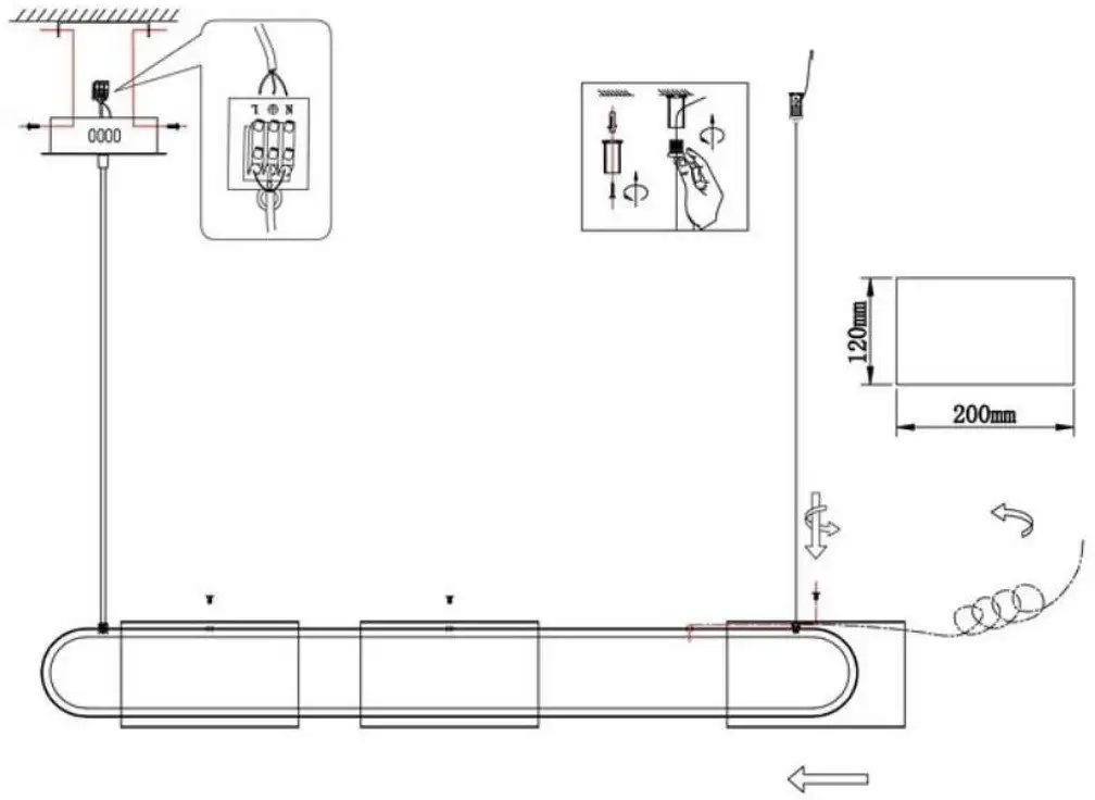 Подвесная люстра Omnilux OML-51303-03 – фото товара