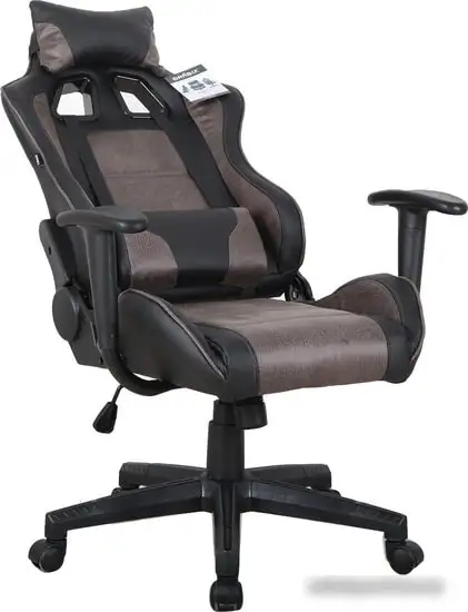 Кресло Brabix GT Racer GM-100 (черный/коричневый) – фото товара