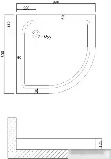 Душевой уголок Niagara NG-6806-08 90x90x190 - фото товара