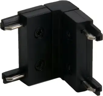 Коннектор питания шинопровода Elektrostandard Flat Magnetic Коннектор угловой внутренний черный 85002/00 a063737 – изображение в каталоге