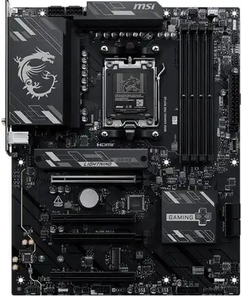 Материнская плата MSI B850 Gaming Pro WiFi6E – изображение в каталоге