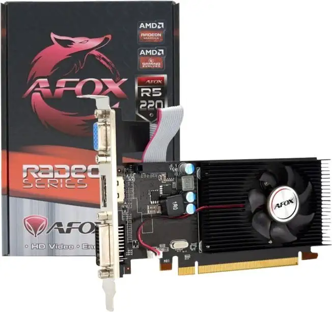 Видеокарта AFOX Radeon R5 220 2GB GDDR3 AFR5220-2048D3L5 – фото товара