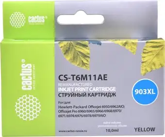 Картридж CACTUS CS-T6M11AE (аналог HP 903XL (T6M11AE)) – изображение в каталоге