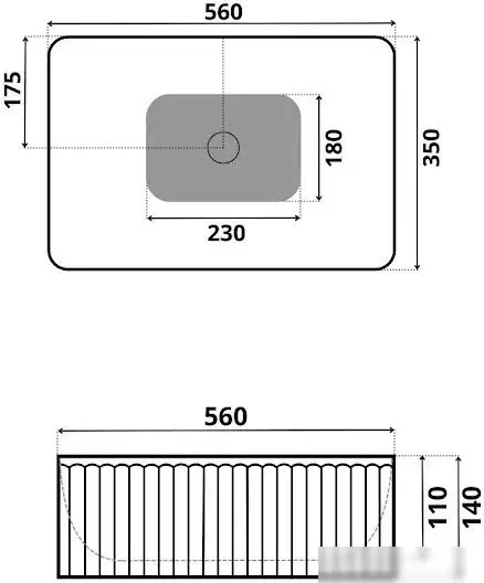 Умывальник Roxen Pablo Gold 570205 - фото товара
