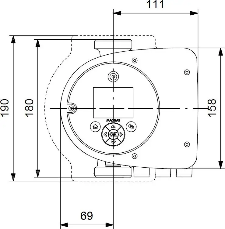 Циркуляционный насос Grundfos Magna3 25-40 - фото товара