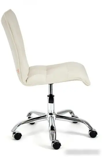 Офисное кресло TetChair Zero флок (молочный) – фото товара