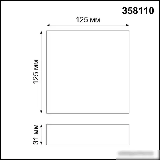 Припотолочная люстра Novotech Ornate 358110 – фото товара