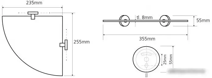 Bemeta Полка Omega 104102012 – фото товара
