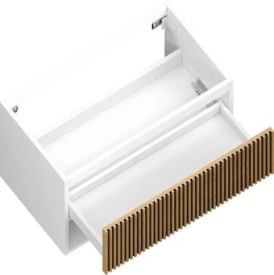 ЗОВ Тумба под умывальник Кито-2 100 2K100LW0MRMC (белый/тростник) – фото товара