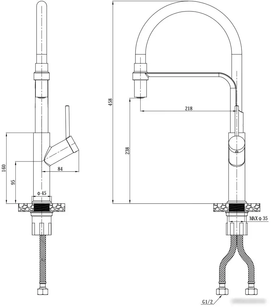 Смеситель Esko K50GW - фото товара