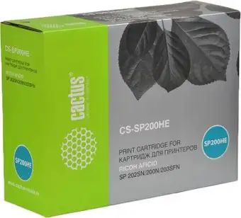 Картридж CACTUS CS-SP200HE (аналог Ricoh SP200HE) – изображение в каталоге