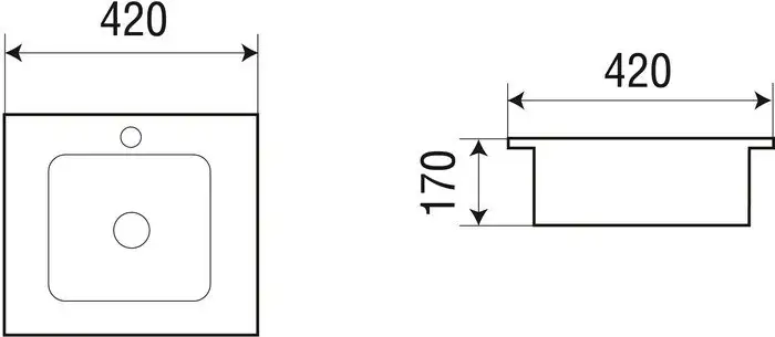 Умывальник WeltWasser Deilbach 6037 - фото товара