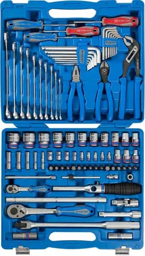 Универсальный набор инструментов King Tony 7587SR01 (87 предметов) – изображение в каталоге