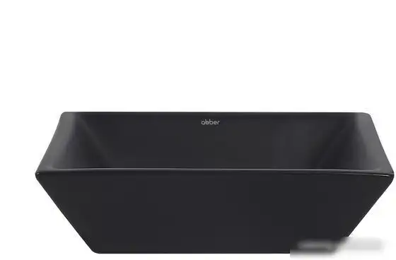 Умывальник Abber Rechteck AC2214MB (черный матовый) - фото товара