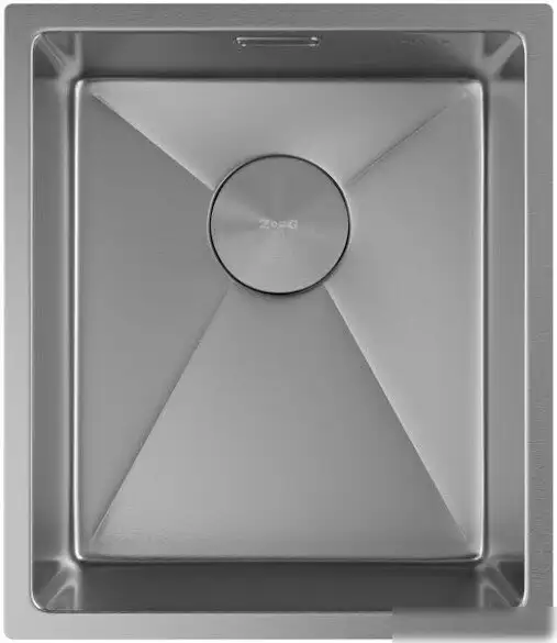 Кухонная мойка ZorG Zerox 38 U / IF Steel - фото товара