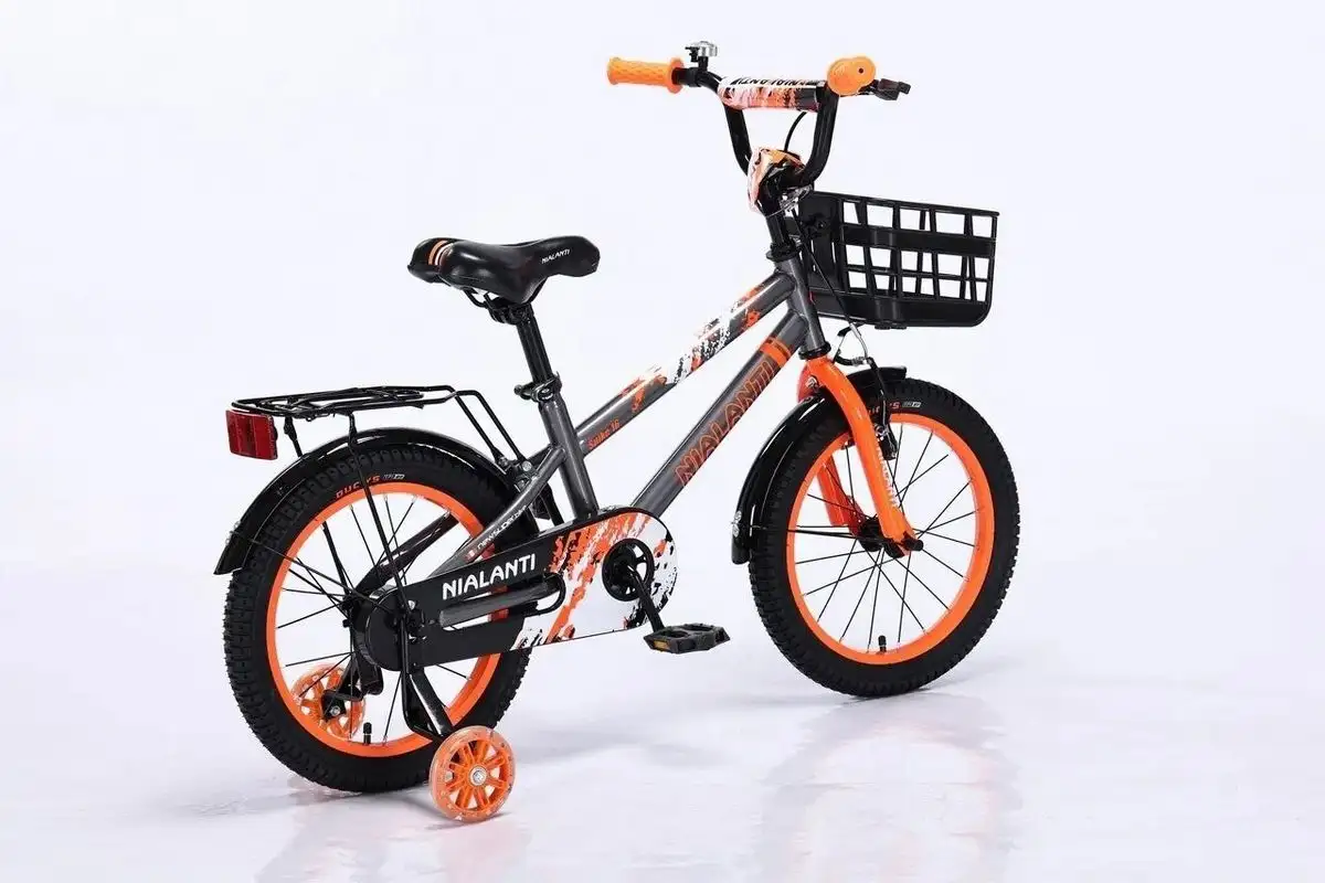 Детский велосипед Nialanti Spike 16 2025 (серый/оранжевый, разобранный ) – фото товара