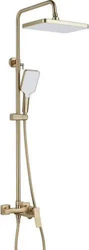 Душевая система Shevanik S4436G (золотой сатин) - изображение в каталоге