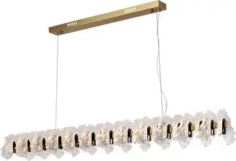 Подвесная люстра Kinklight Мару 07695-120L.36-29 (латунь/черный) – изображение в каталоге