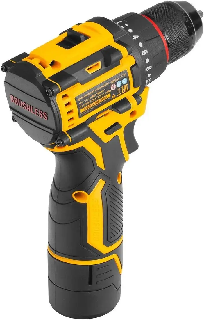 Дрель-шуруповерт Denzel CDH-BL-12 (с 1-им АКБ, кейс) – фото товара