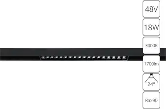 Трековый светильник Arte Lamp Linea A4675PL-1BK – изображение в каталоге