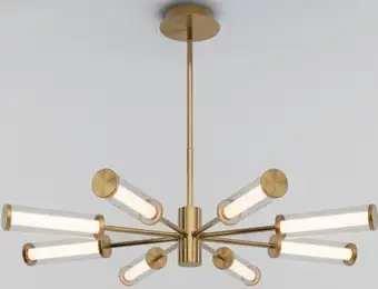 Подвесная люстра Евросвет 50386 LED (латунь) – изображение в каталоге