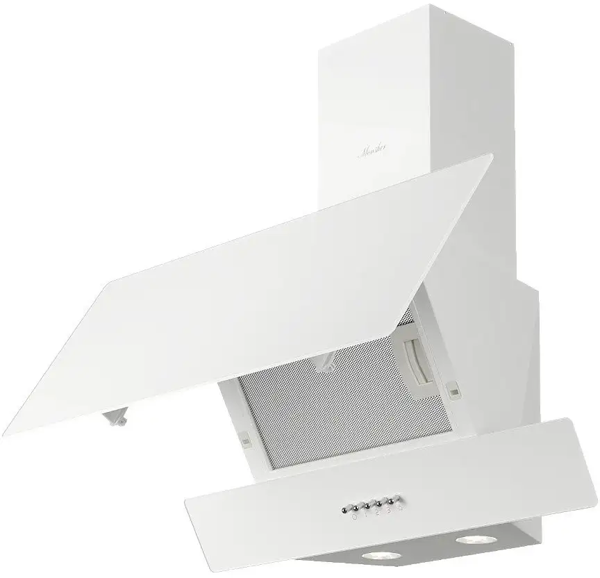 Кухонная вытяжка Monsher ROUEN 60 Blanc Verre - фото товара
