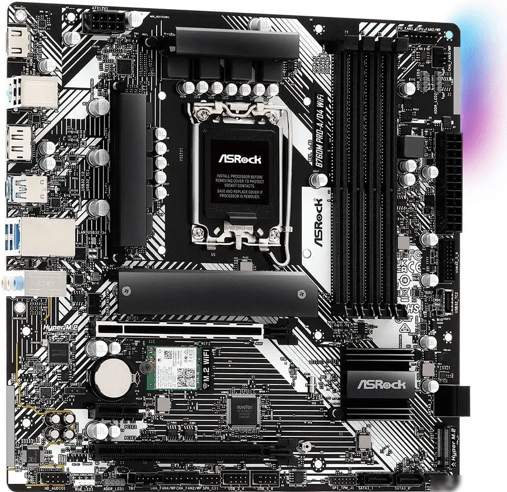 Материнская плата ASRock B760M Pro-A/D4 WiFi – фото товара
