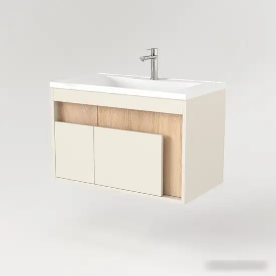 Дабер Тумба под умывальник 016 Andrea Elen 80 Т16.8А.0.18 (бежевый/дуб бардолино) – фото товара