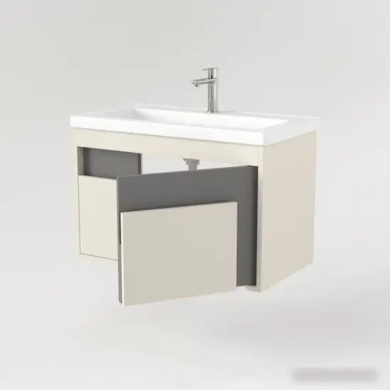 Дабер Тумба под умывальник 016 Тобага/Эридан 80 Т16.8Т.0.19 (бежевый/серый) – фото товара