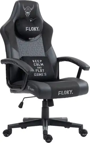 Игровое (геймерское) кресло FLOKY Huginn Black SP (черный) – изображение в каталоге