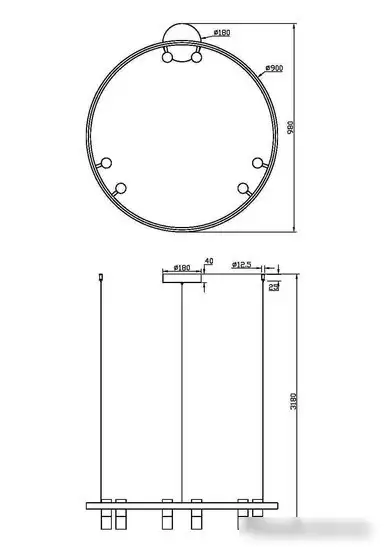 Подвесная люстра Maytoni Satellite MOD102PL-L42WK – фото товара
