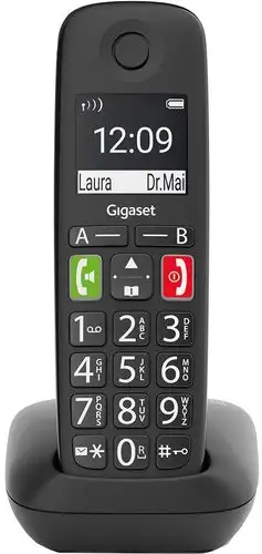 Радиотелефон Gigaset E290 (черный) – изображение в каталоге