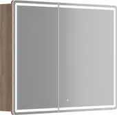 Sancos Шкаф с зеркалом Mirror MI100EG (с LED подсветкой, дуб галифакс натуральный)