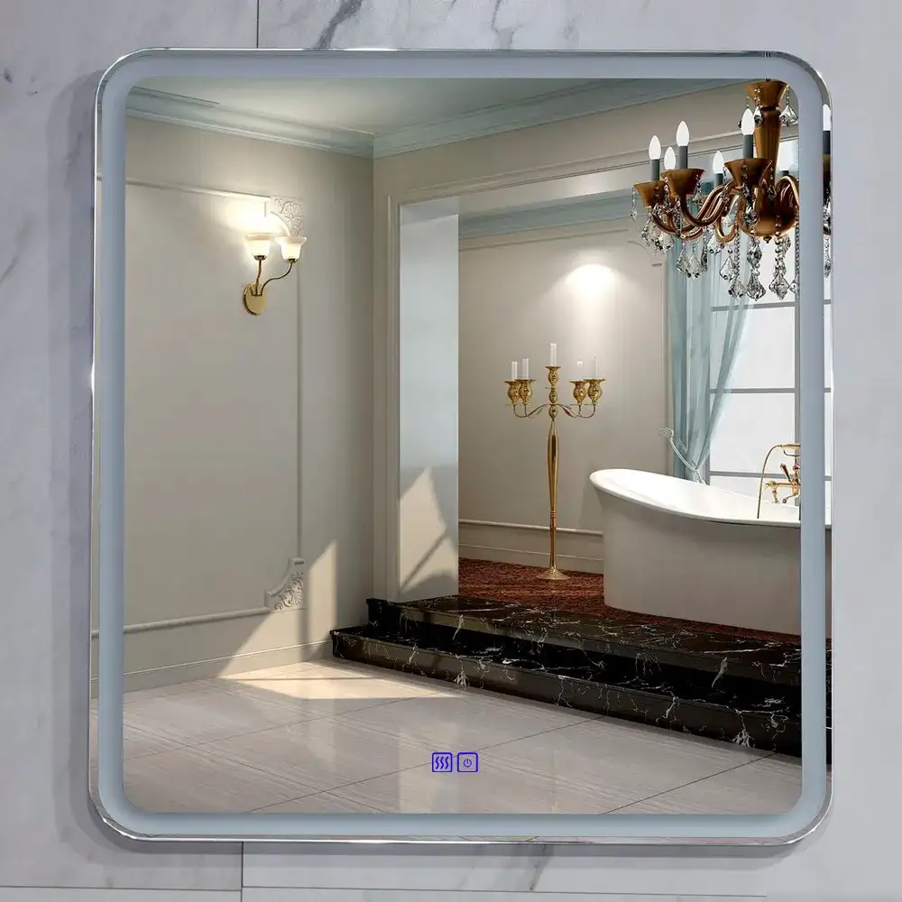 Пекам Зеркало Marta 1 80x80 marta1-80x80sp (с подсветкой, подогревом и сенсором на прикосновение) – фото товара