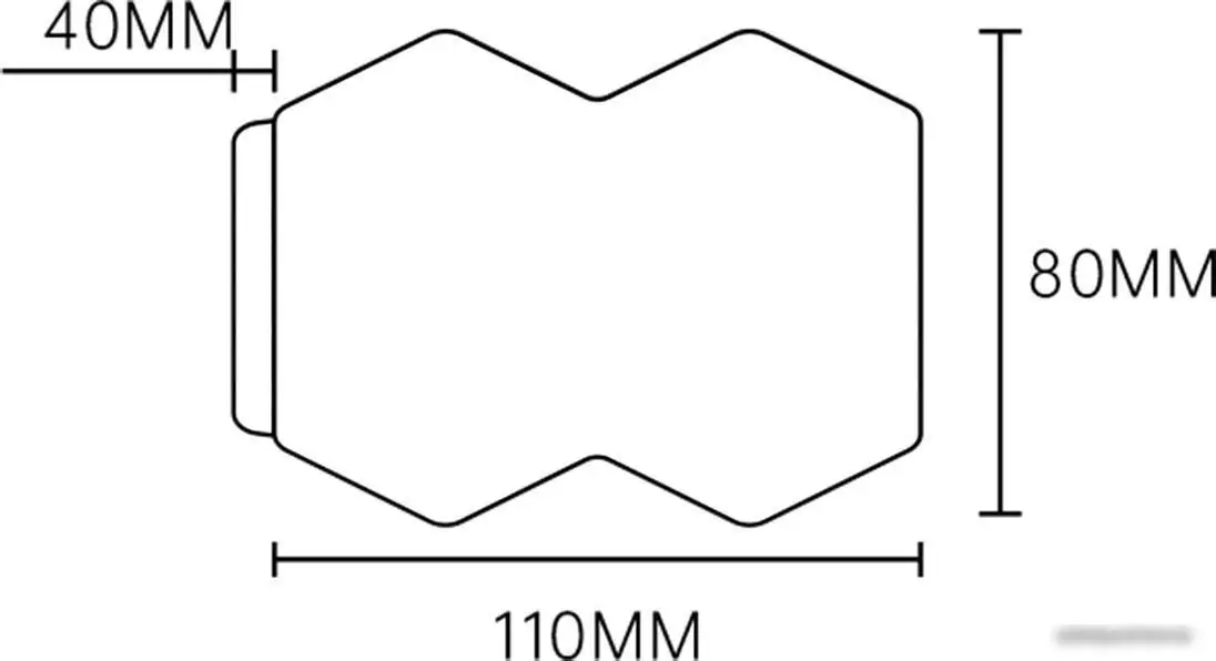 Уличный накладной светильник ESCADA 30004W/01LED (черный) – фото товара