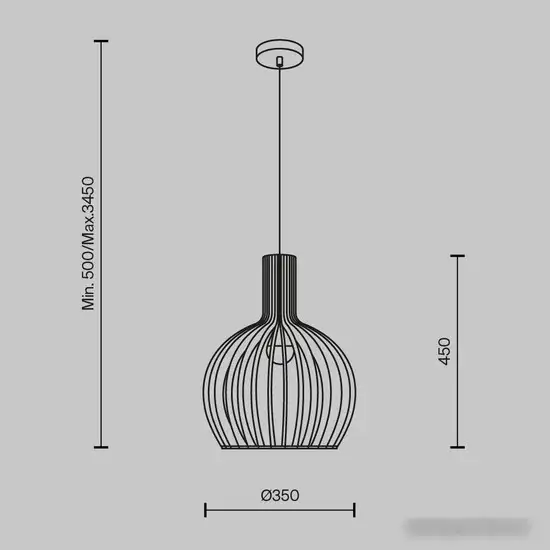 Maytoni Roots MOD194PL-01W – фото товара