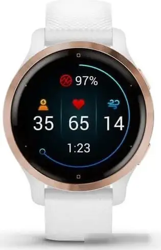 Умные часы Garmin Venu 2S (розовое золото/белый) – фото товара