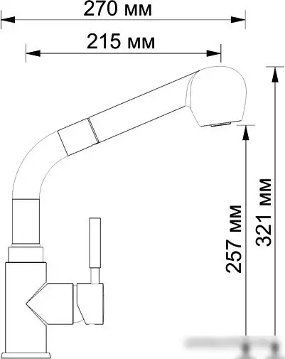 Смеситель Wasserkraft Main 4166 - фото товара