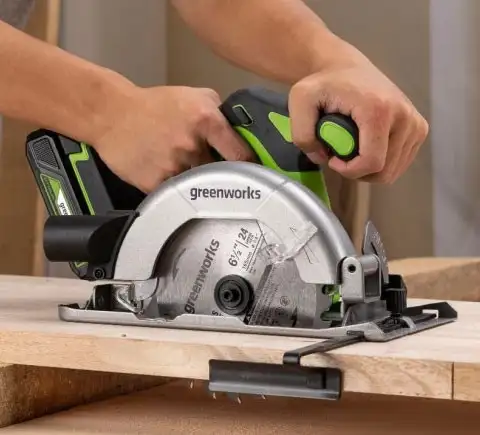 Дисковая (циркулярная) пила Greenworks GD24CS165 1501607 (без АКБ) – фото товара