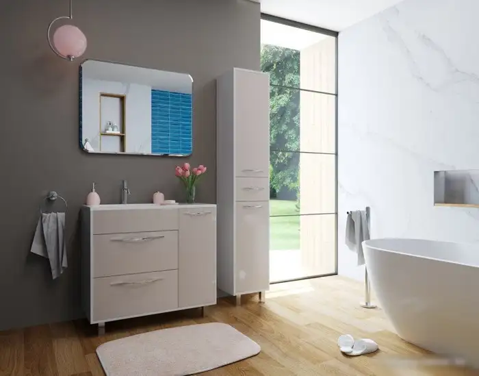 Эстет Шкаф-пенал Barcelona L 35x35x200 ФР-00003590 – фото товара