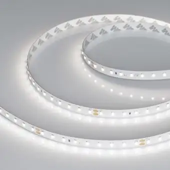 Светодиодная лента Arlight 4.8W/m 90LED/m 2835SMD холодный белый 5M RT-A90-10mm 24V White6000 038779 – изображение в каталоге
