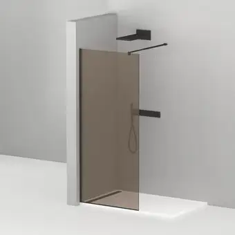 Душевая стенка Cezares LIBERTA-L-1-120-BR-NERO
