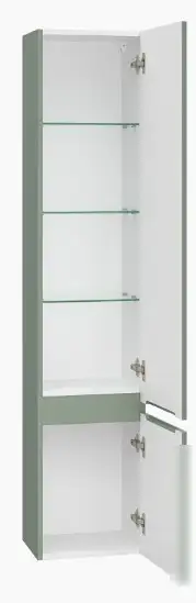 Brevita Шкаф-пенал Victory 35 VIC-05035-080R (зеленый матовый) – фото товара