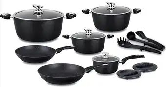 Набор кастрюль JIO J024315 (черный)