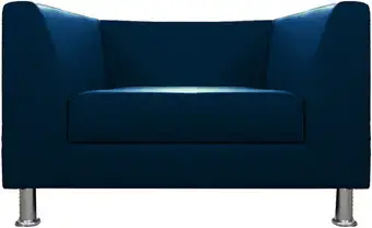 Интерьерное кресло Brioli Дедрик (L18/синий) – изображение в каталоге