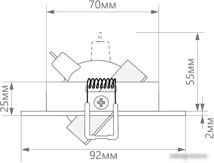 Точечный светильник Feron DL2811 32644 – фото товара