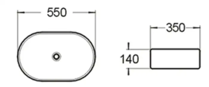 Умывальник SantiLine SL-1018 - фото товара
