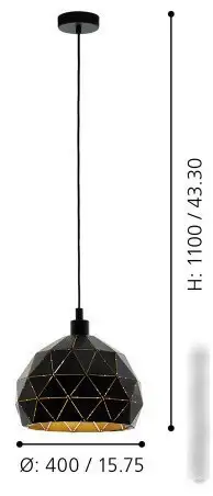 Подвесная люстра Eglo Roccaforte 97841 – фото товара