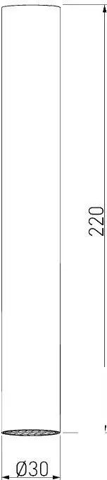 Точечный светильник Elektrostandard Pika 6W 25030/LED (золото) – фото товара