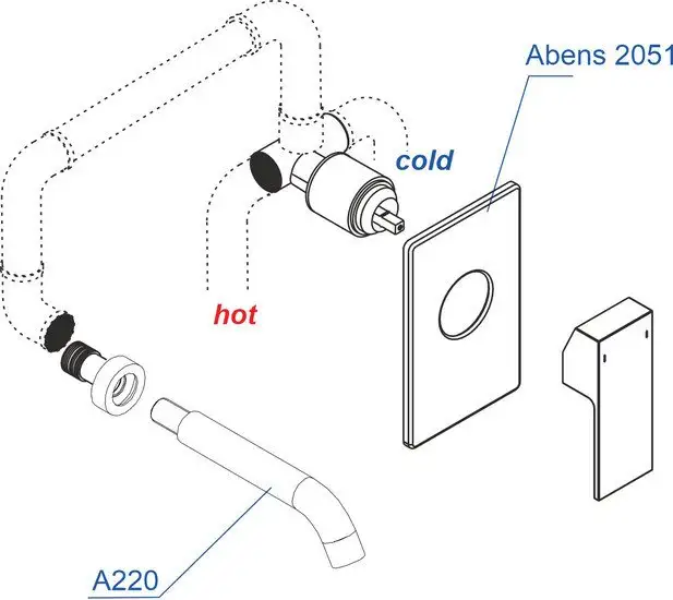 Комплект смесителей Wasserkraft A20503 - фото товара